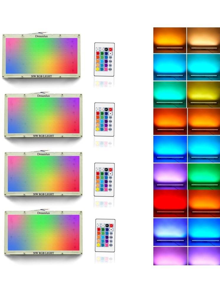     			ZESTRUM RGB 50 Watts Flood Light ( Pack of 4 )