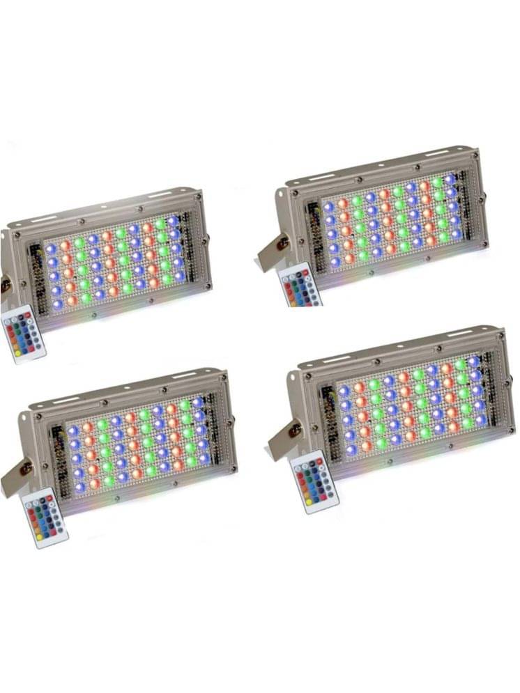     			ZESTRUM RGB 50 Watts Flood Light ( Pack of 4 )