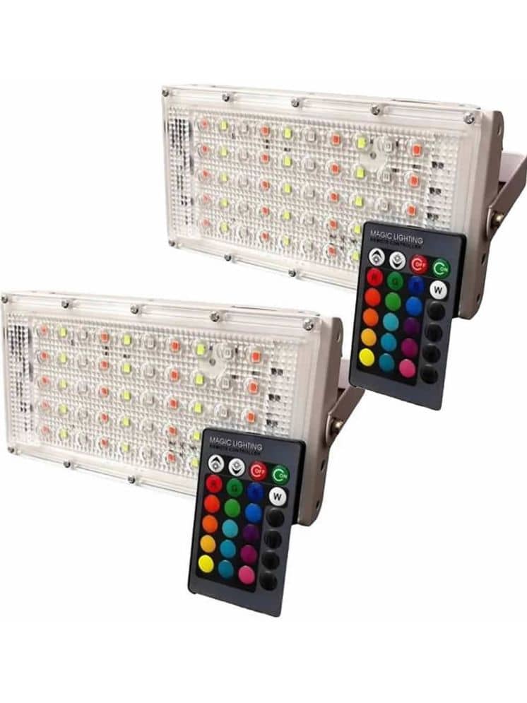 ZESTRUM RGB 50 Watts Flood Light ( Pack of 2 )