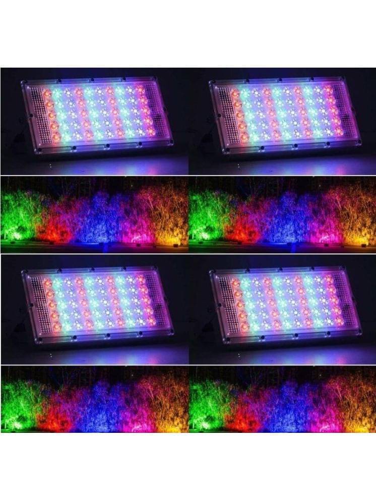     			ZESTRUM RGB 50 Watts Flood Light ( Pack of 4 )