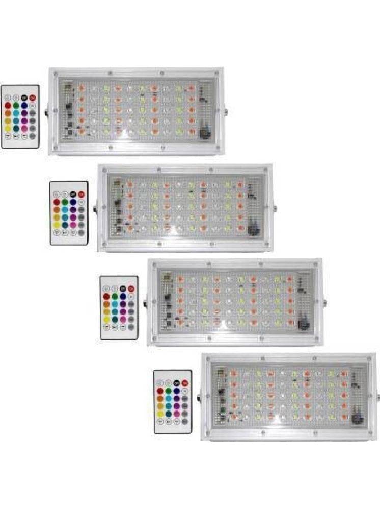     			ZESTRUM RGB 50 Watts Flood Light ( Pack of 4 )