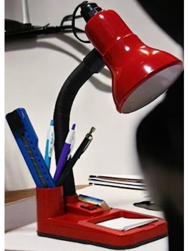 ZESTRUM Red Table Lamp ( Pack of 1 )