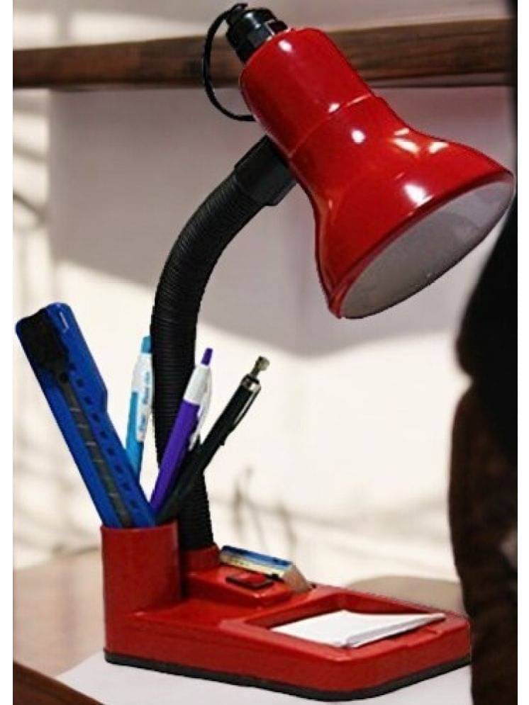     			ZESTRUM Red Table Lamp ( Pack of 1 )