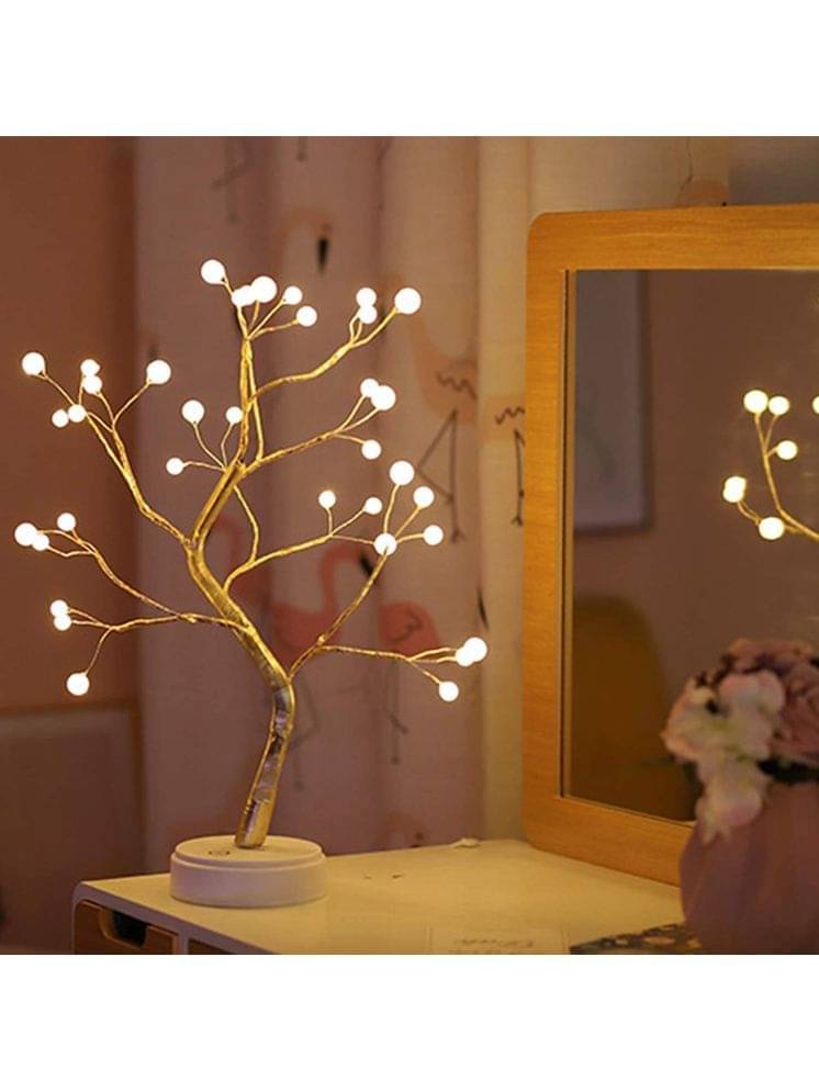     			ZESTRUM Yellow Decorative Table Lamp ( Pack of 1 )