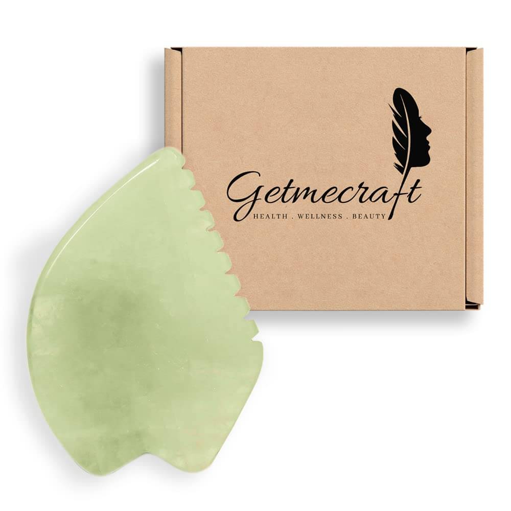 gmc getmecraft Jade Leaf Shape Gua sha gmc getmecraft Jade Leaf Shape Gua sha