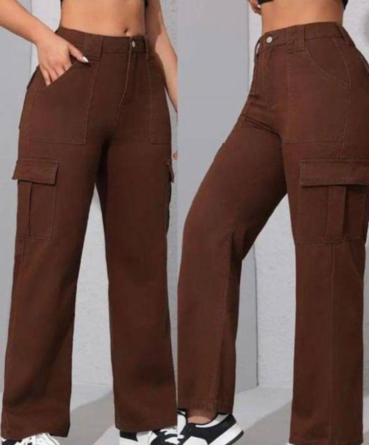     			9x denims - Brown Denim Regular Fit Women's Jeans ( Pack of 1 )