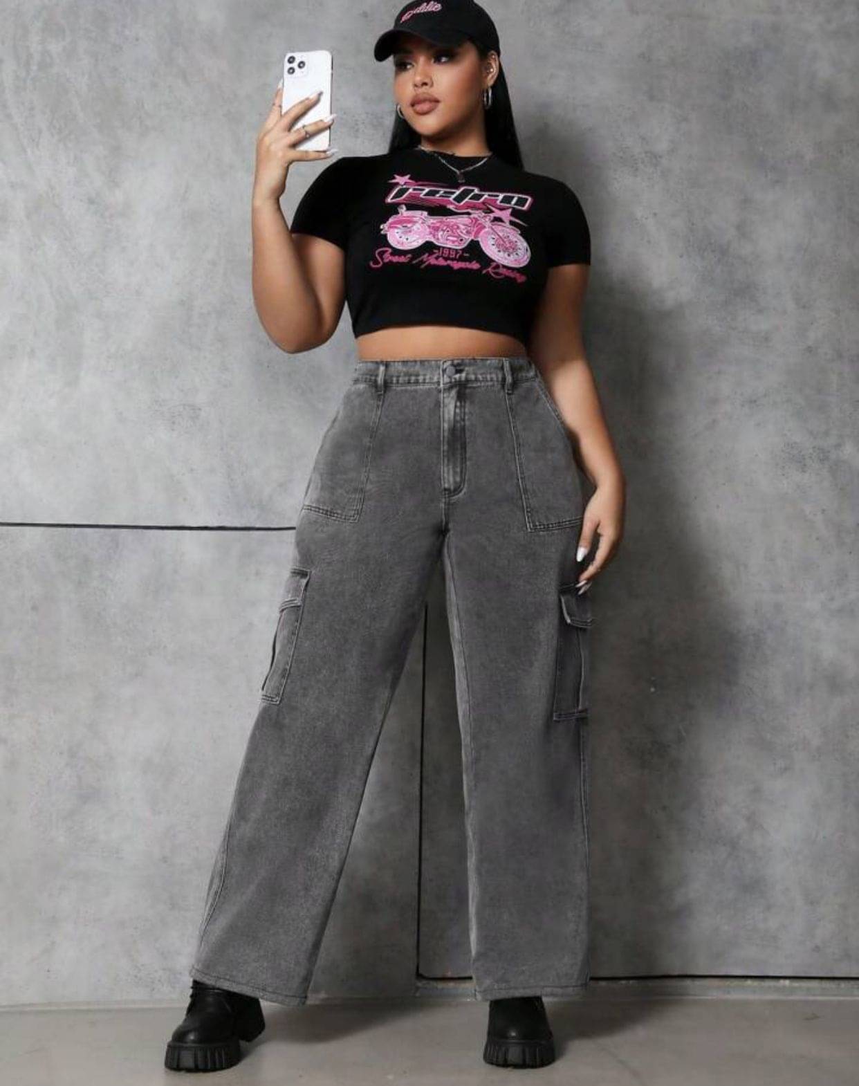     			9x denims - Grey Denim Regular Fit Women's Jeans ( Pack of 1 )