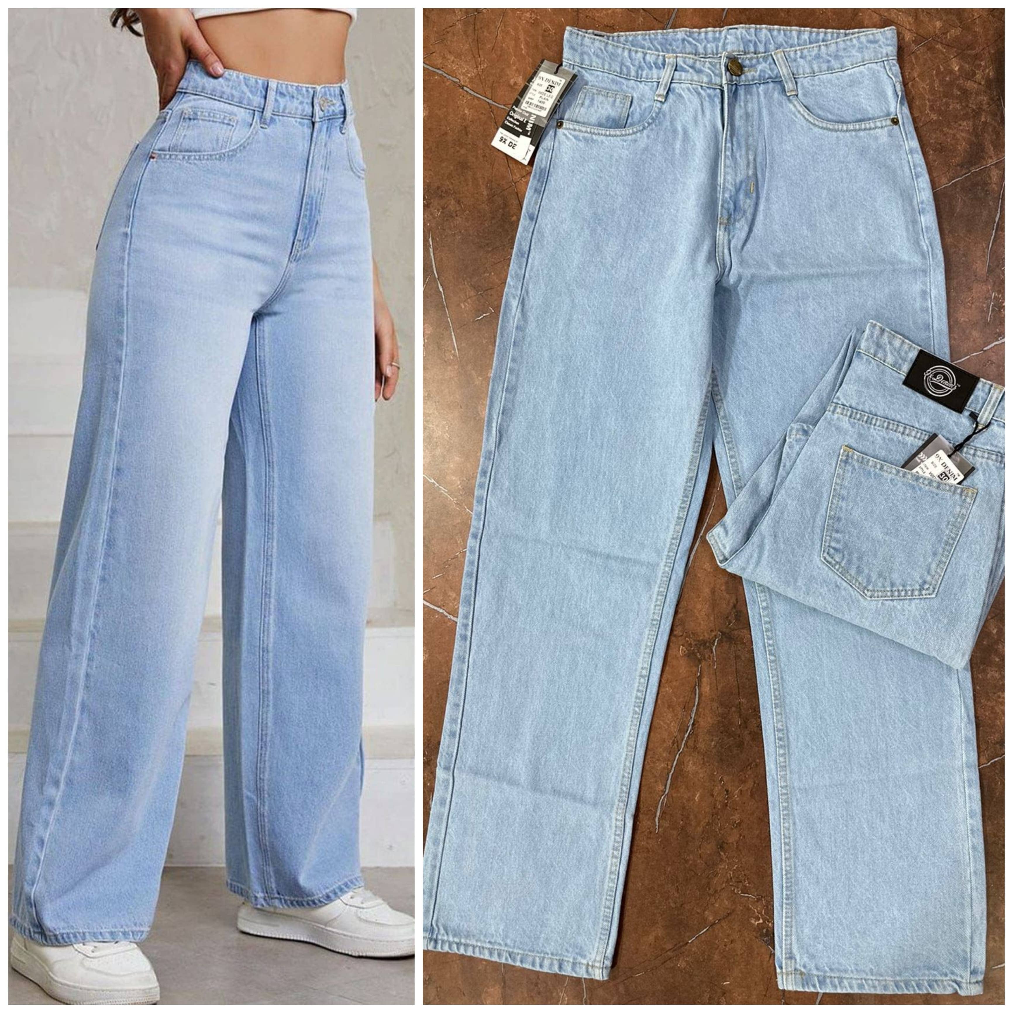 9x denims - Ice Blue Denim Regular Fit Women's Jeans ( Pack of 1 ) - Jeans | Buy online on ZillyBuy