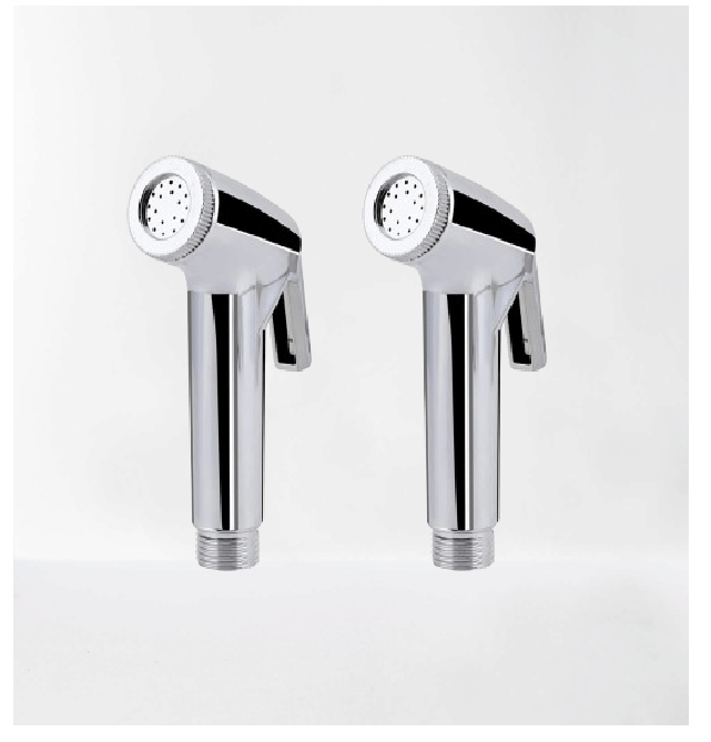 BATHBLISS ABS Continental Health Faucet Head Only 2pcs Plastic(ABS) Health Faucet (Water Sprayer)