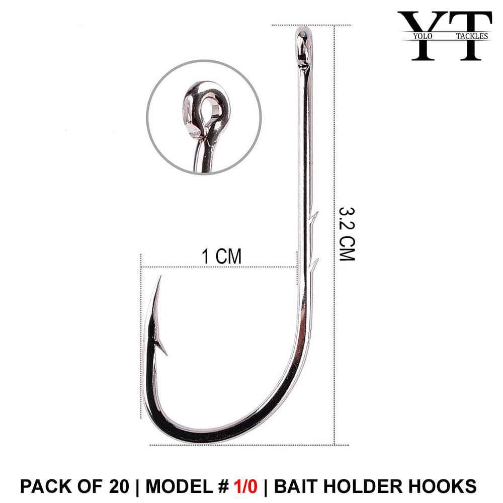     			Bait Hook Fishing Tackle Accessories 1/0#