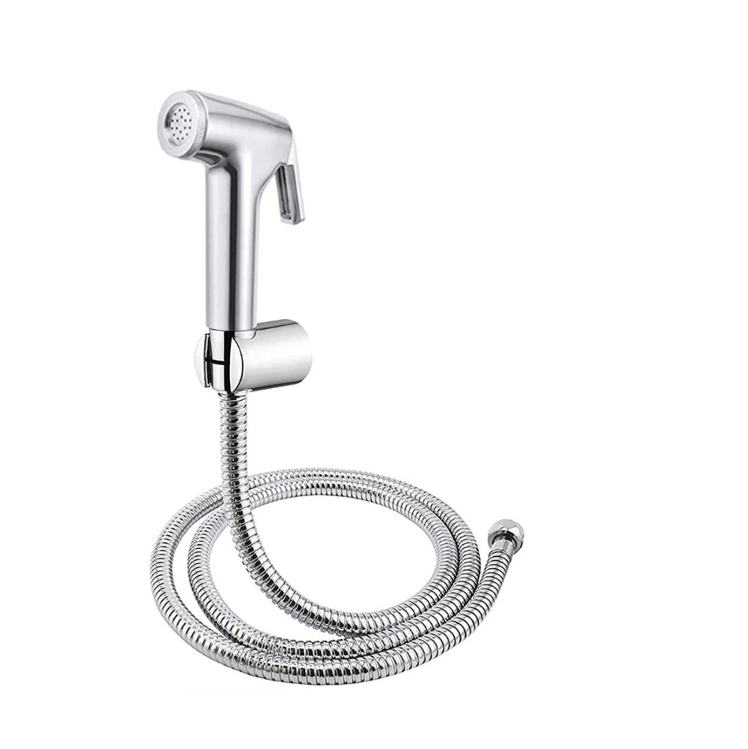 COSWARE ABS Ivory Health Faucet with 1m Hose Pipe and Hook Plastic(ABS) Health Faucet (Water Sprayer)     			COSWARE ABS Ivory Health Faucet with 1m Hose Pipe and Hook Plastic(ABS) Health Faucet (Water Sprayer)