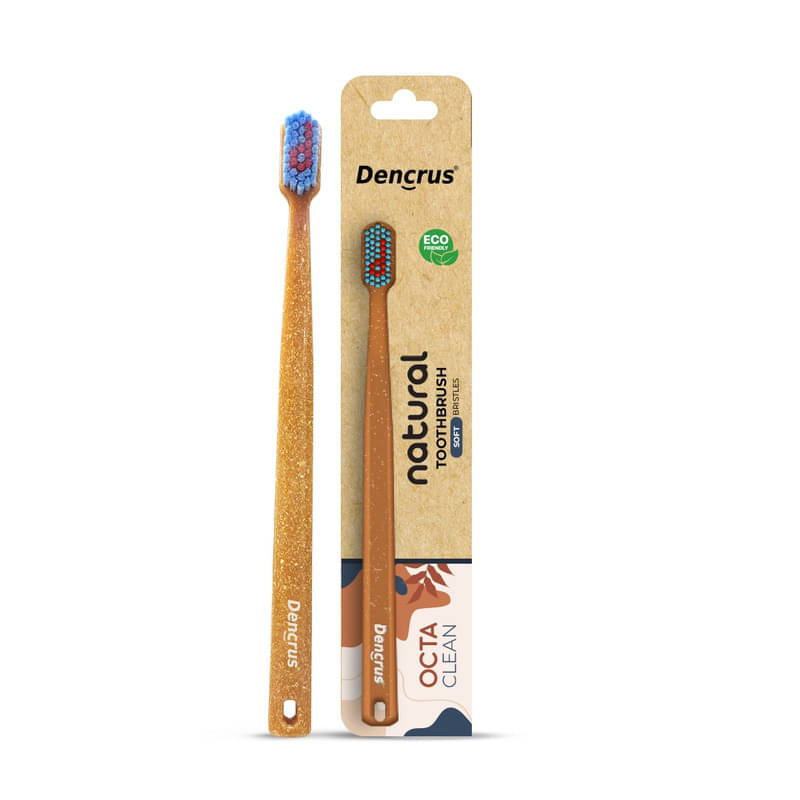 Dencrus Octa Clean Ultra-Soft Bristles Toothbrush Octagonal Handle Dencrus Octa Clean Ultra-Soft Bristles Toothbrush Octagonal Handle
