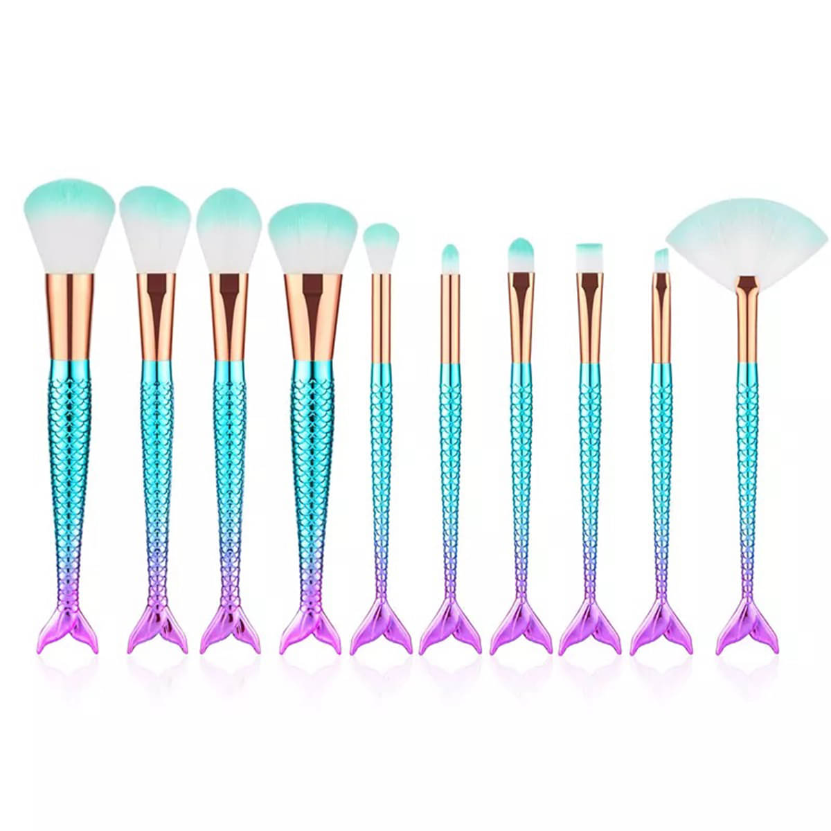FITME Synthetic Foundation Brush,Face Contour Brush 10 Pcs 100 g FITME Synthetic Foundation Brush,Face Contour Brush 10 Pcs 100 g