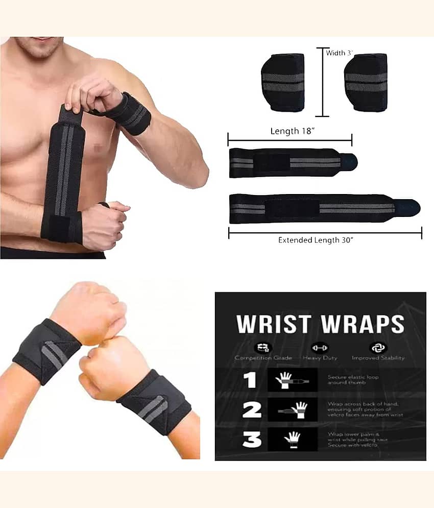 GROUPERS Black Nylon Wrist Band ( ) - Sports and Fitness Equipment | Buy online on ZillyBuy