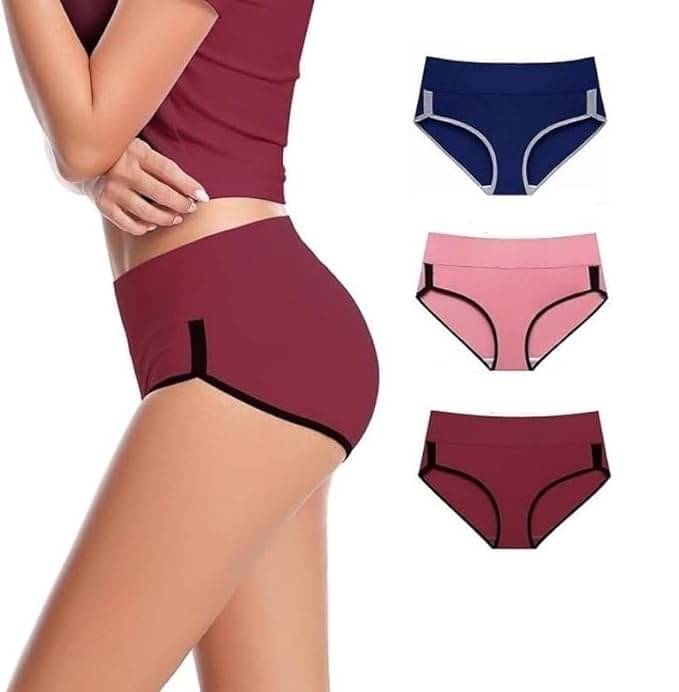 Louis Craft Pack of 3 Cotton Briefs For Women ( Multicolor1 ) Louis Craft Pack of 3 Cotton Briefs For Women ( Multicolor1 )