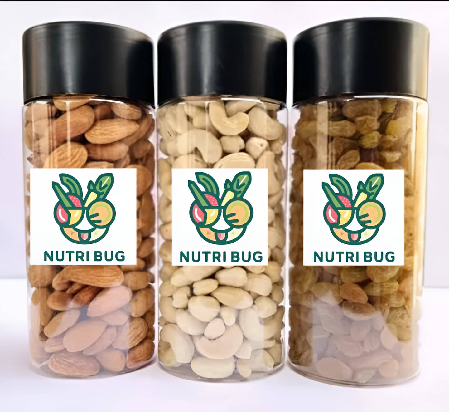     			Nutri Bug Almond, Cashew, Raisin Combo (100gm x 3)