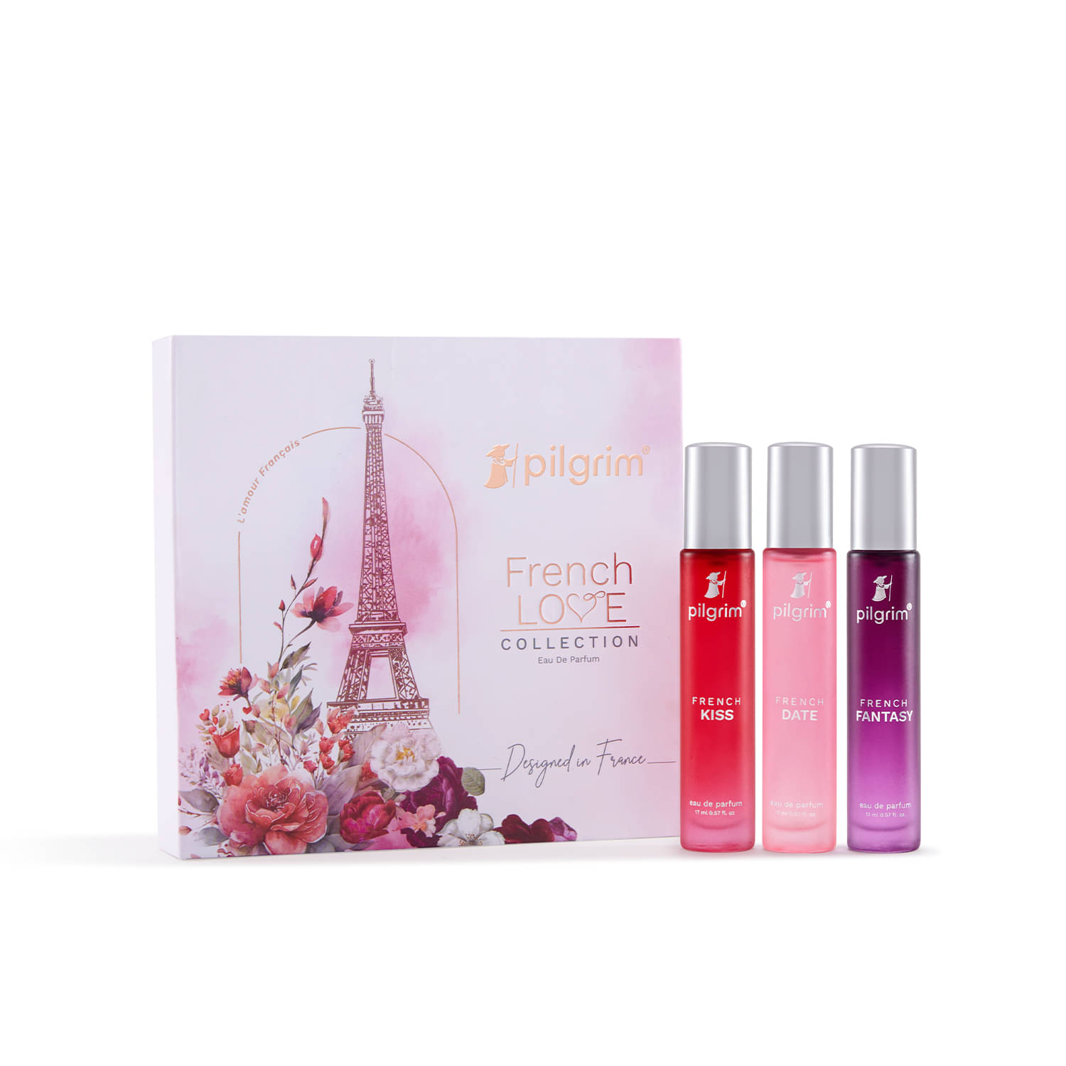 Pilgrim The French Love Collection Women Edp Gift Set Perfume,For All Skin Type,51Ml (pack Of 1)     			Pilgrim The French Love Collection Women Edp Gift Set Perfume,For All Skin Type,51Ml (pack Of 1)