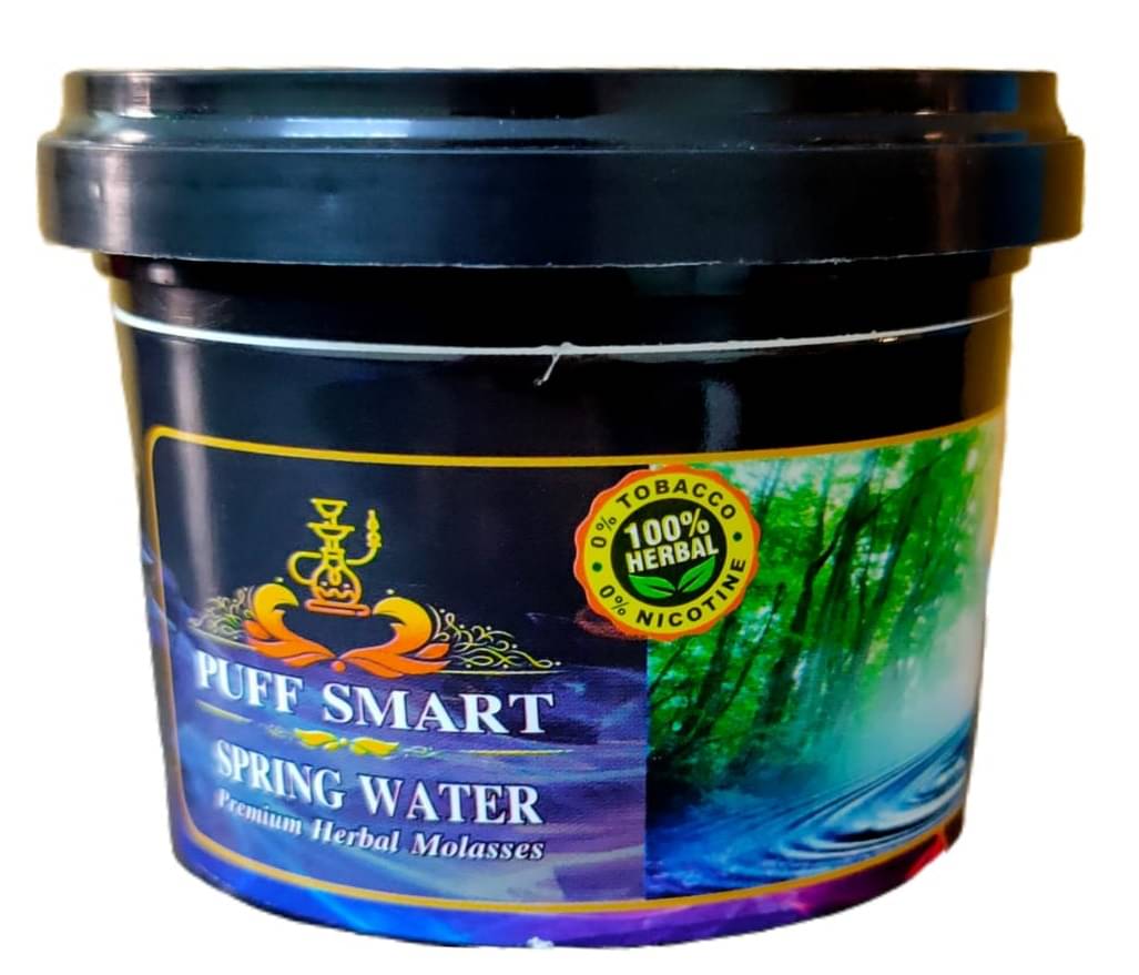 PUFF SMART Premium Herbal Spring Water 100G (Pack of 1) (100% Nicotine and Tobacco Free) PUFF SMART Premium Herbal Spring Water 100G (Pack of 1) (100% Nicotine and Tobacco Free)
