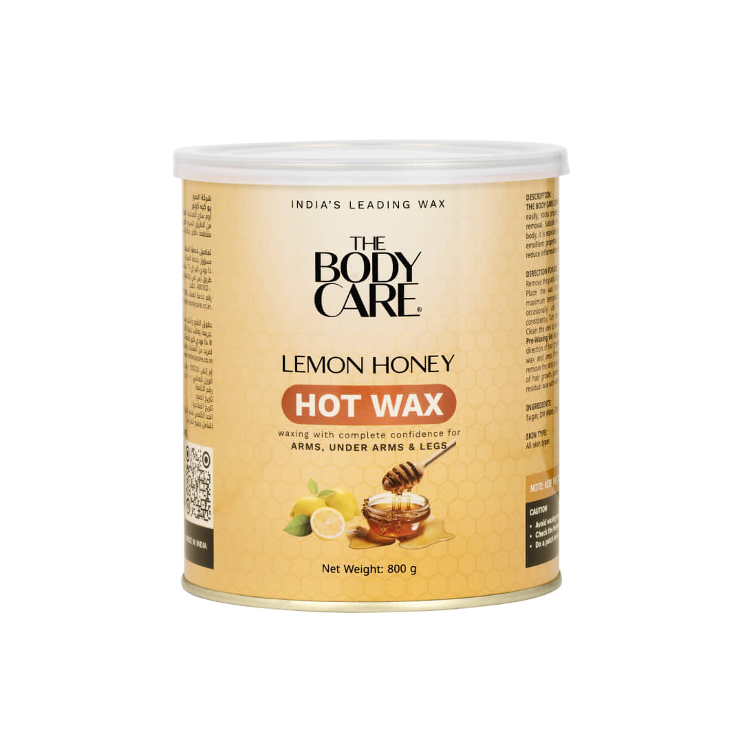 The Body Care Lemon Honey Hot Wax, 800gm, (Pack of 2)