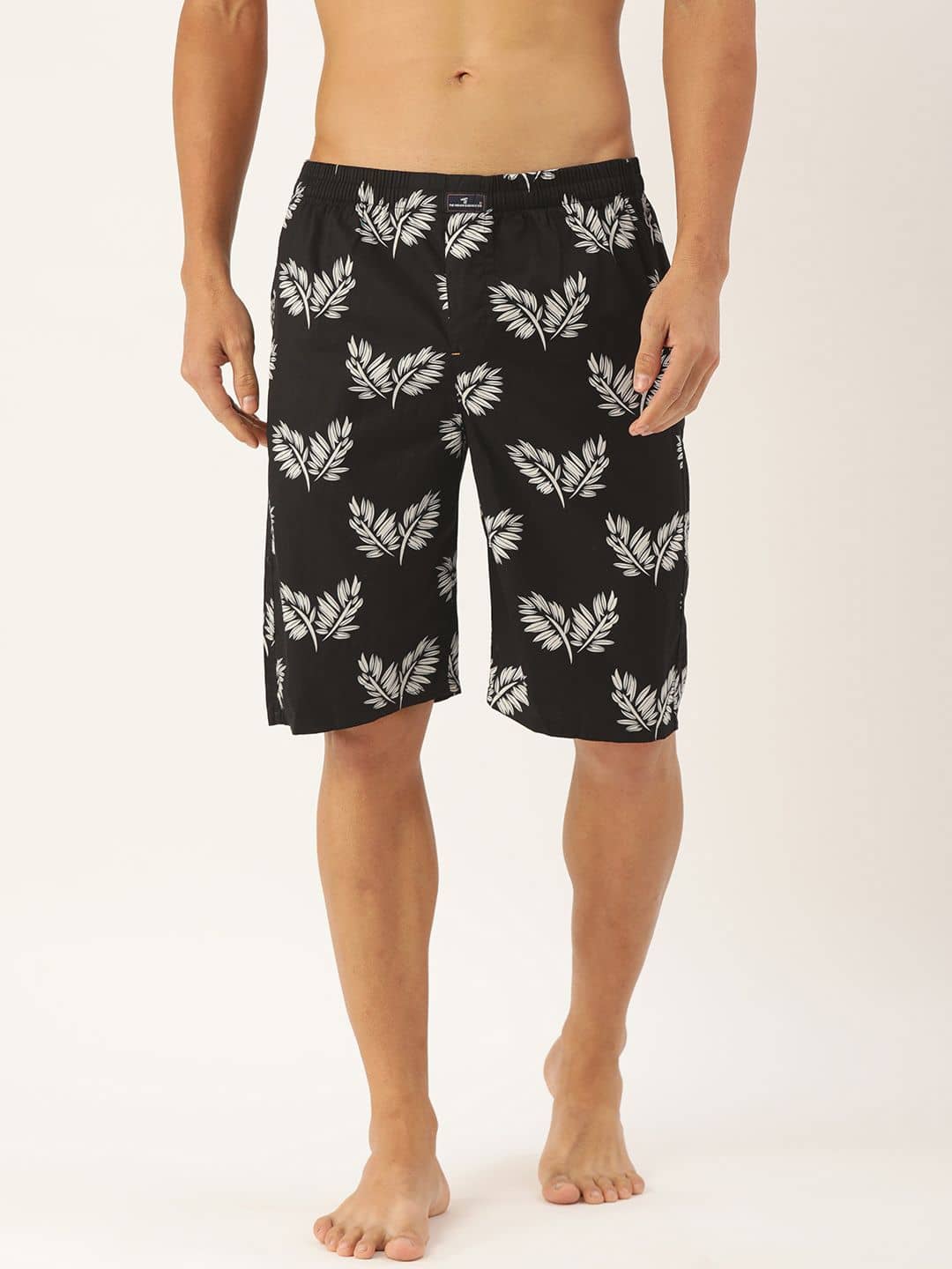 The Indian Garage Co. Pack of 1 Cotton Boxers For Men's ( Black )