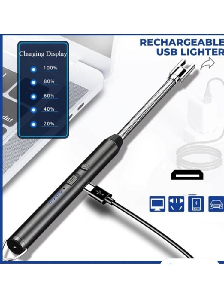 Tools Titan Black Stainless Steel Kitchen Electric Gas Lighter ( Pack of 1 ) Tools Titan Black Stainless Steel Kitchen Electric Gas Lighter ( Pack of 1 )