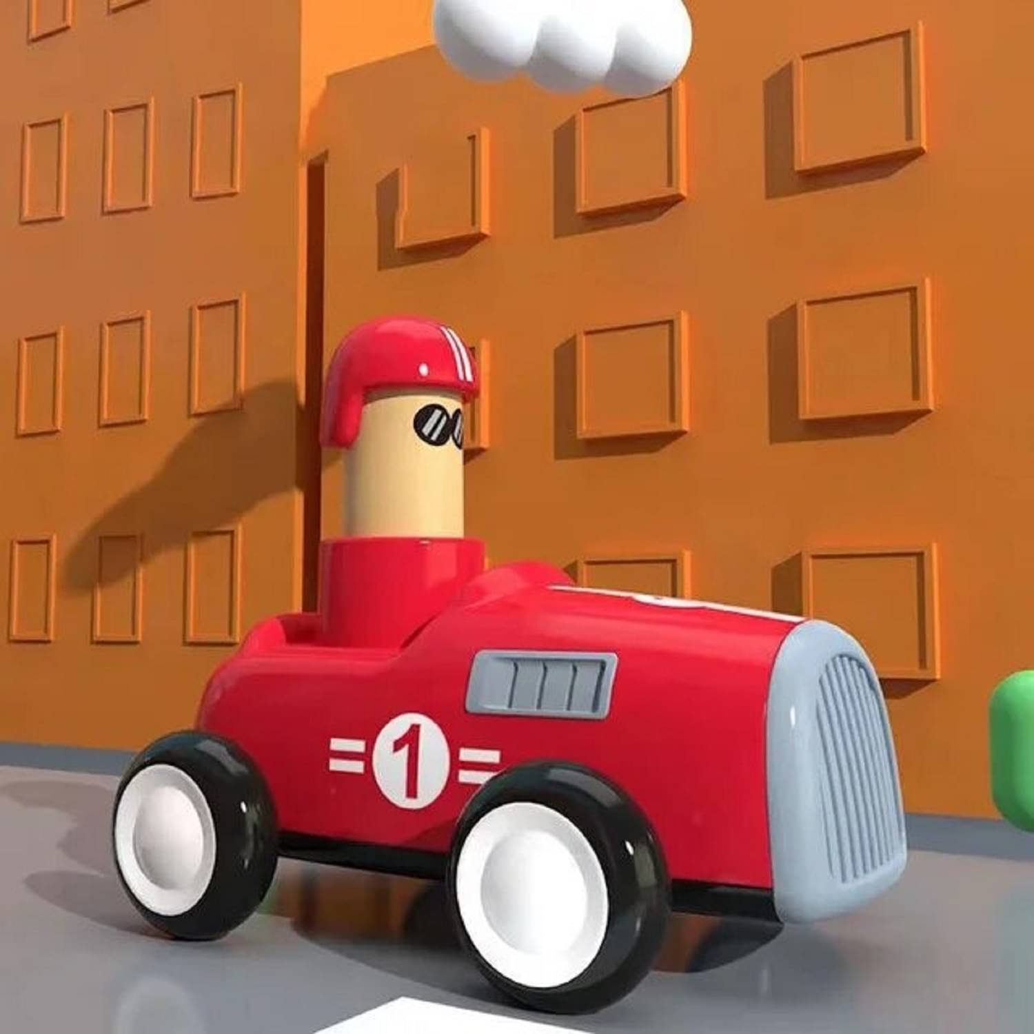 Toybharat Pressing go Vintage Car  Push N Go Toys | Kid Gift     			Toybharat Pressing go Vintage Car  Push N Go Toys | Kid Gift