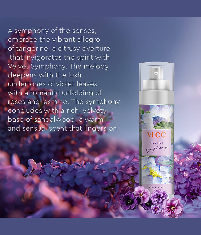 VLCC Body Mist Fragrance- Velvet Symphony Long lasting scent