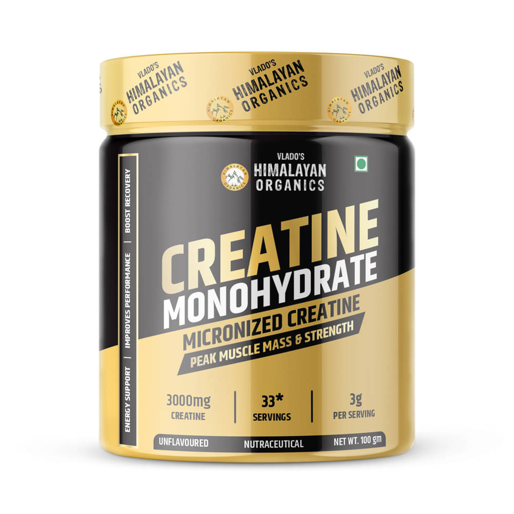     			Vlado's Himalayan Creatine Monohydrate Pre/Post Workout Lean Muscle, Strength 33 Servings