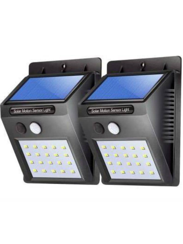 ZESTRUM 0.2W Solar Outdoor Wall Light ( Pack of 1 )
