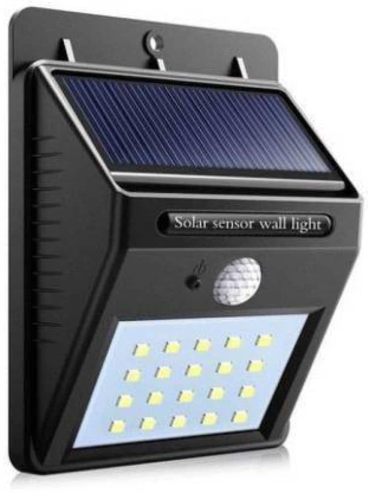 ZESTRUM 3W Solar Outdoor Wall Light ( Pack of 1 )
