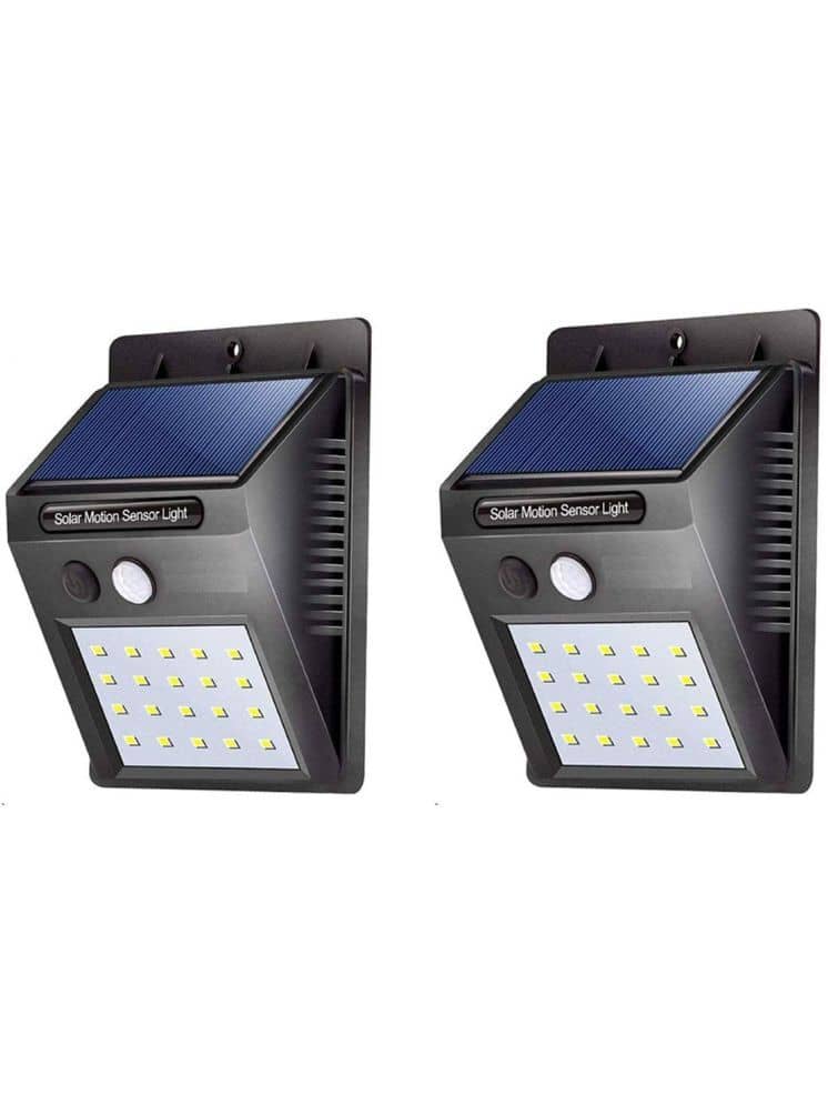 ZESTRUM 3W Solar Outdoor Wall Light ( Pack of 2 )