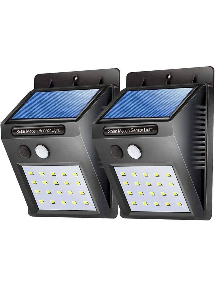 ZESTRUM 3W Solar Outdoor Wall Light ( Pack of 2 )