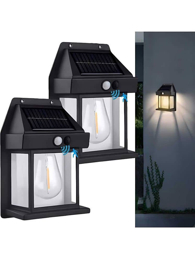 ZESTRUM 5W Solar Outdoor Wall Light ( Pack of 2 )