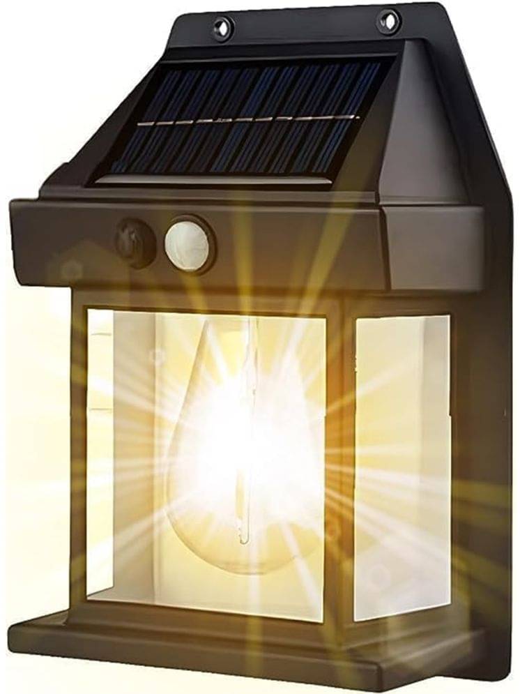     			ZESTRUM 5W Solar Outdoor Wall Light ( Pack of 1 )