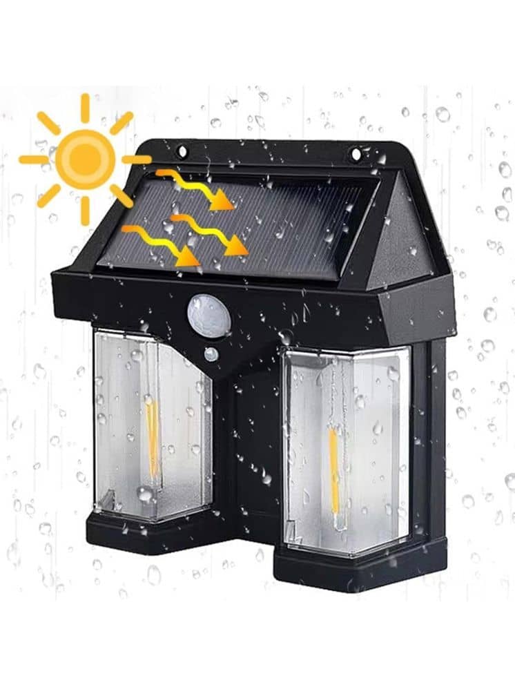 ZESTRUM 5W Solar Outdoor Wall Light ( Pack of 1 )