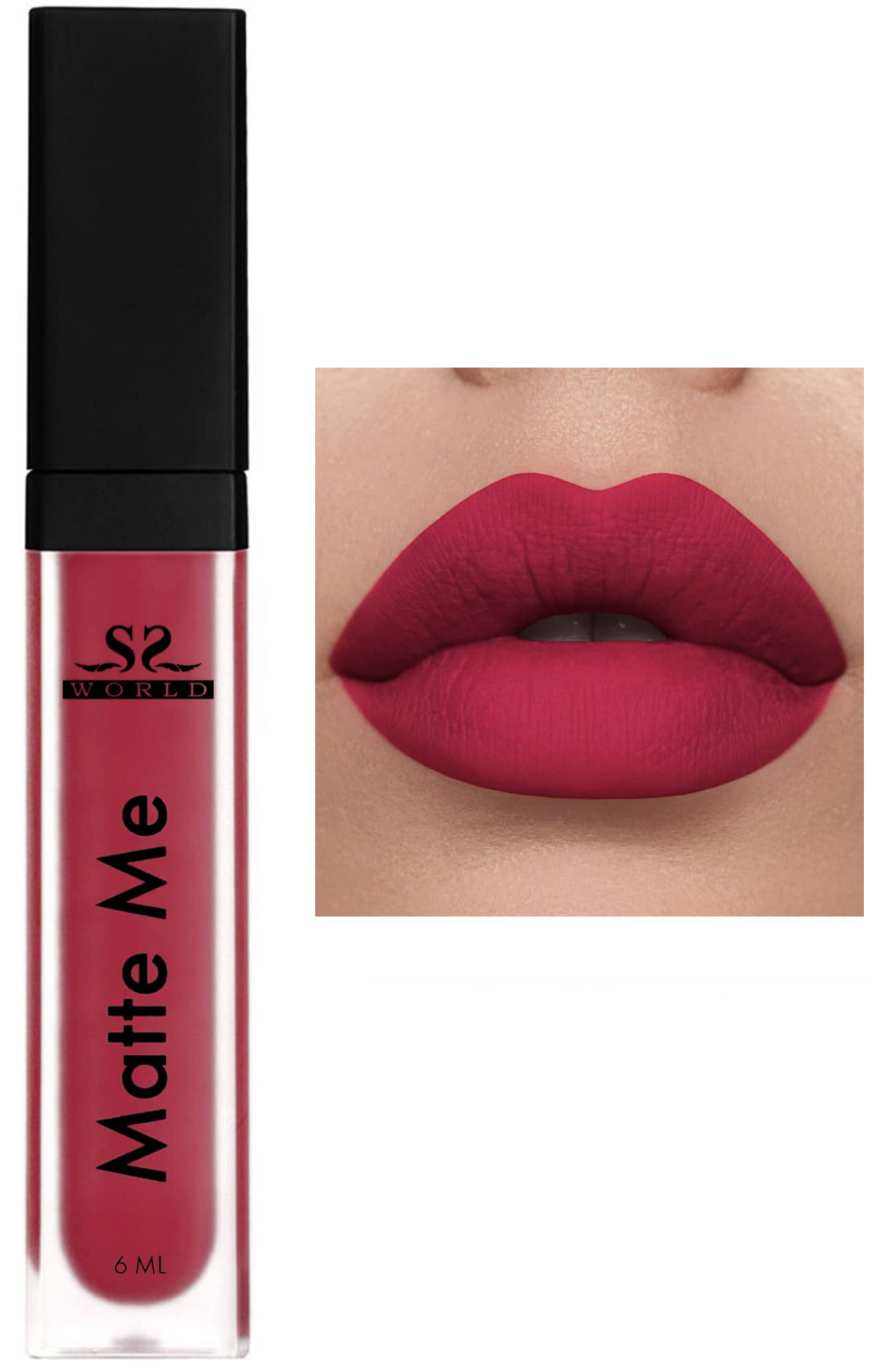 ssworld Dark Nude,Pink Matte Lipstick 6