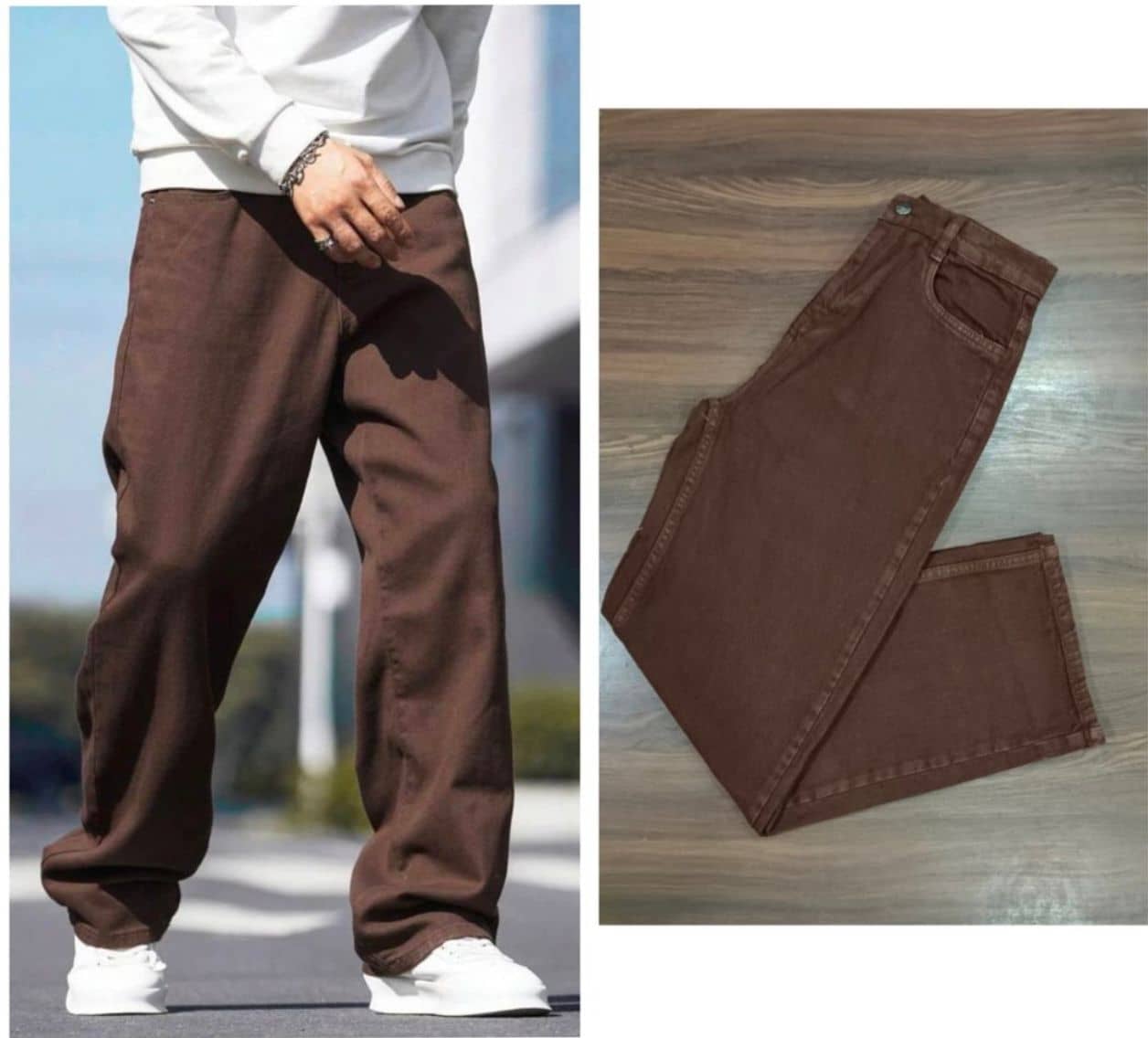 9x denims Basic Men's Jeans - Brown ( Pack of 1 ) - Jeans | Buy online on ZillyBuy