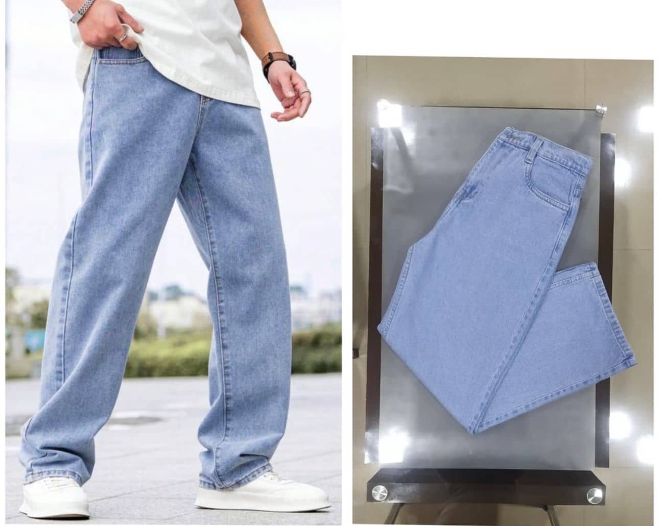 9x denims Basic Men's Jeans - Light Blue ( Pack of 1 ) - Jeans | Buy online on ZillyBuy