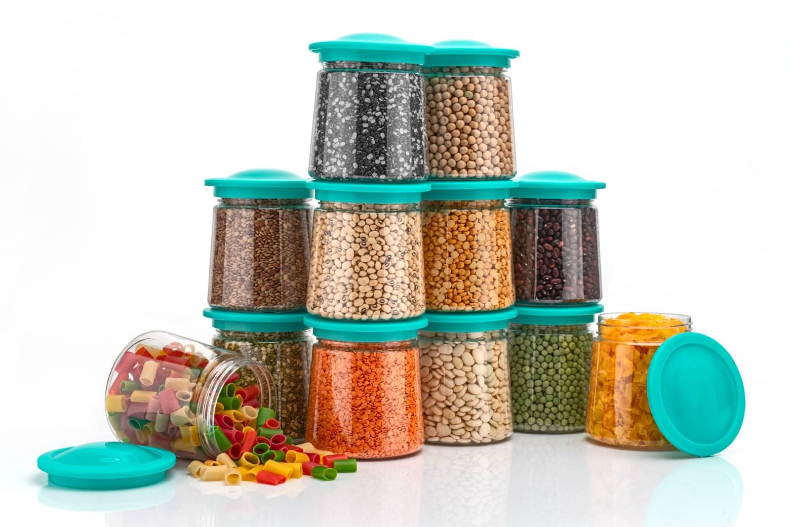 BRANZY 600ML  Containers Plastic Light Blue Food Container ( Set of 12 )     			BRANZY 600ML  Containers Plastic Light Blue Food Container ( Set of 12 )