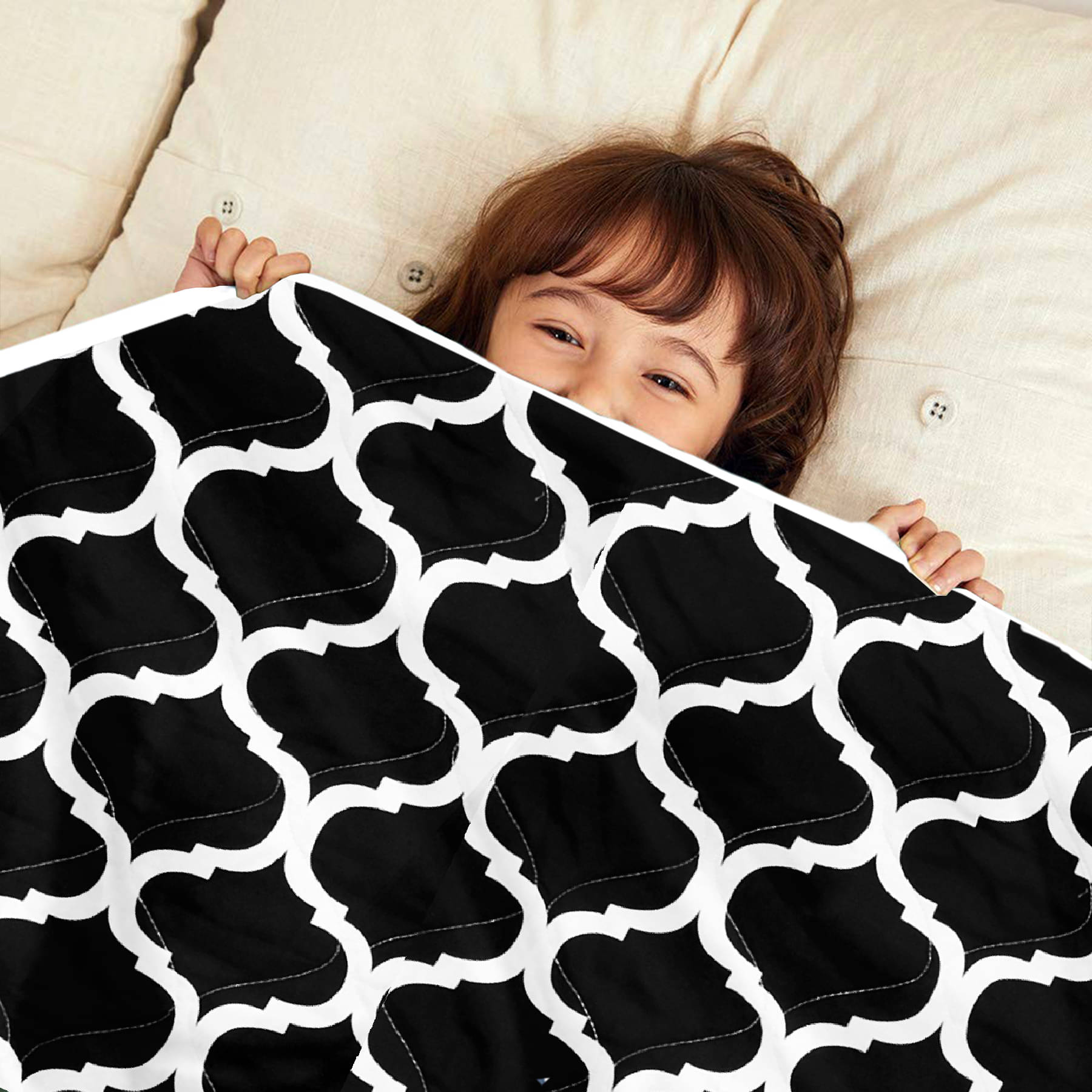     			DIVINE CASA Microfiber Abstract Single Size Comforter ( 135 x 100 cm ) - Black ( Pack of 1 )