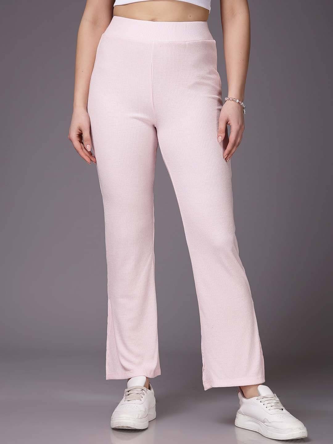     			Freehand Pack of 1 Elastane Flared Women's Bootcut Pants ( Pink )
