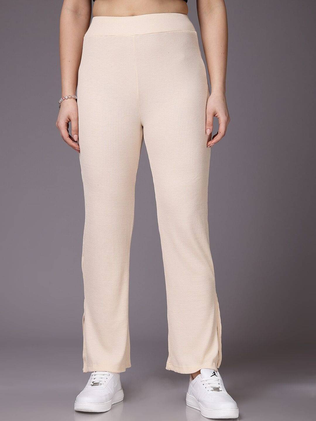     			Freehand Pack of 1 Elastane Flared Women's Bootcut Pants ( White )