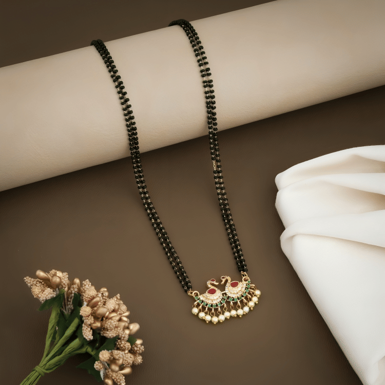     			Harsha Creation Golden Mangalsutra ( Pack of 1 )