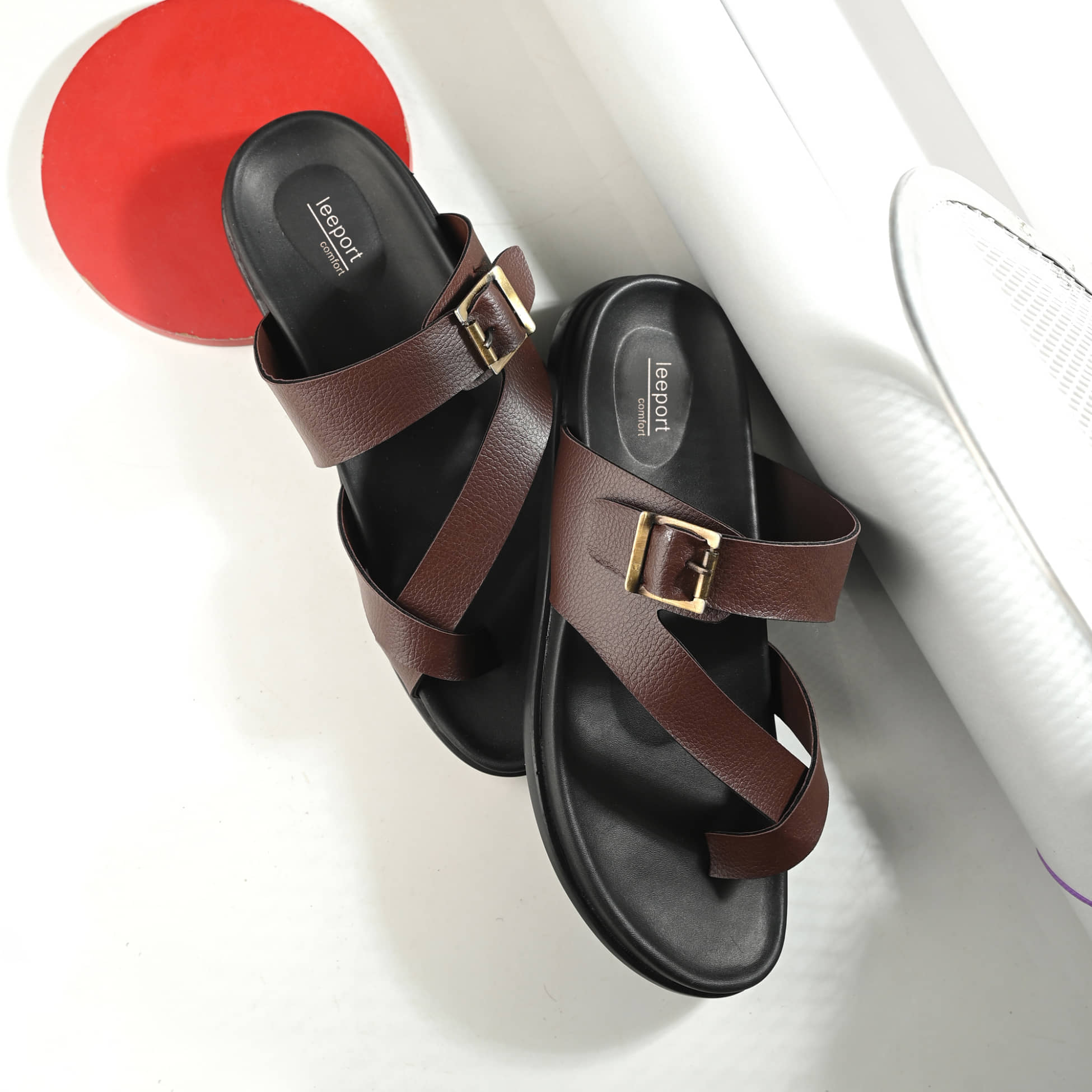 Leeport Black Men's Daily Slipper