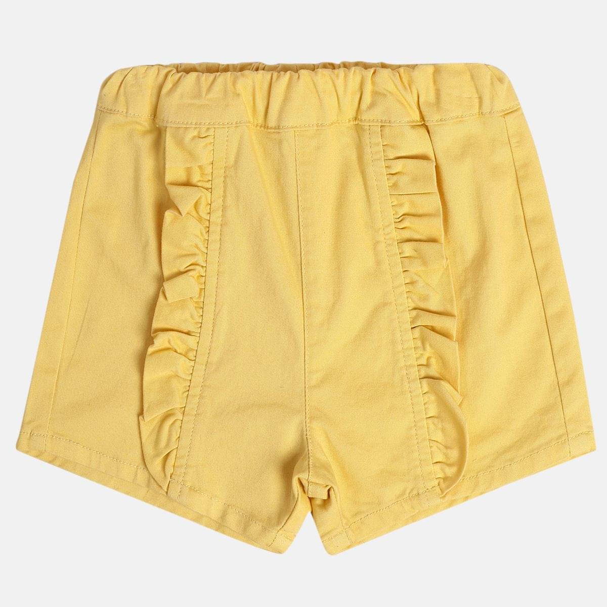     			MINI KLUB Pack of 1 Baby Girls Cotton Shorts ( Yellow )
