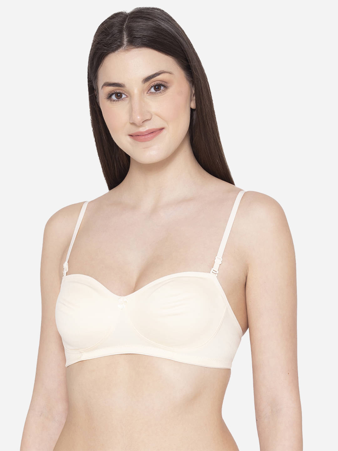 Paris Beauty Pack of 1 Cotton Blend Non Padded Push Up Bra For Women ( Beige ) Paris Beauty Pack of 1 Cotton Blend Non Padded Push Up Bra For Women ( Beige )