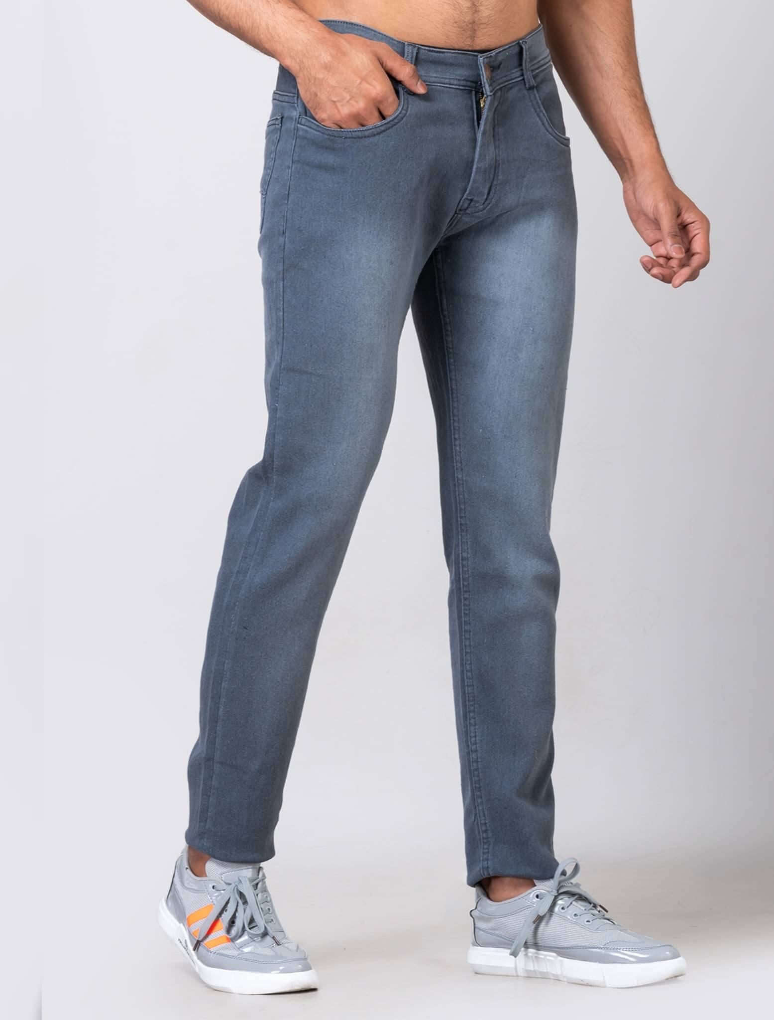     			Sindon Regular Fit Faded Men's Jeans - Grey ( Pack of 1 )