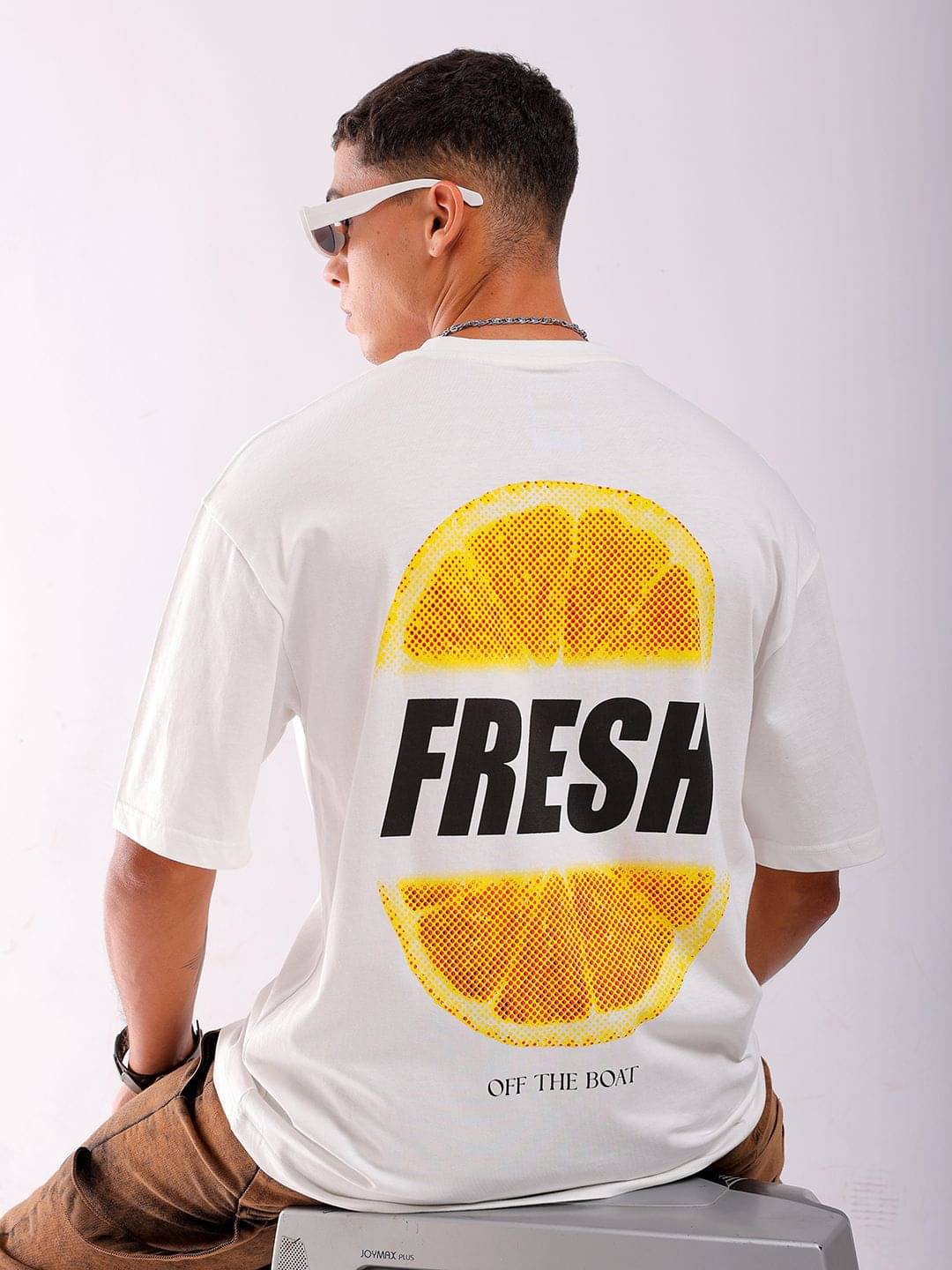 The Indian Garage Co. Cotton Relaxed Fit Printed Half Sleeves Men's Round T-Shirt - White ( Pack of 1 ) The Indian Garage Co. Cotton Relaxed Fit Printed Half Sleeves Men's Round T-Shirt - White ( Pack of 1 )