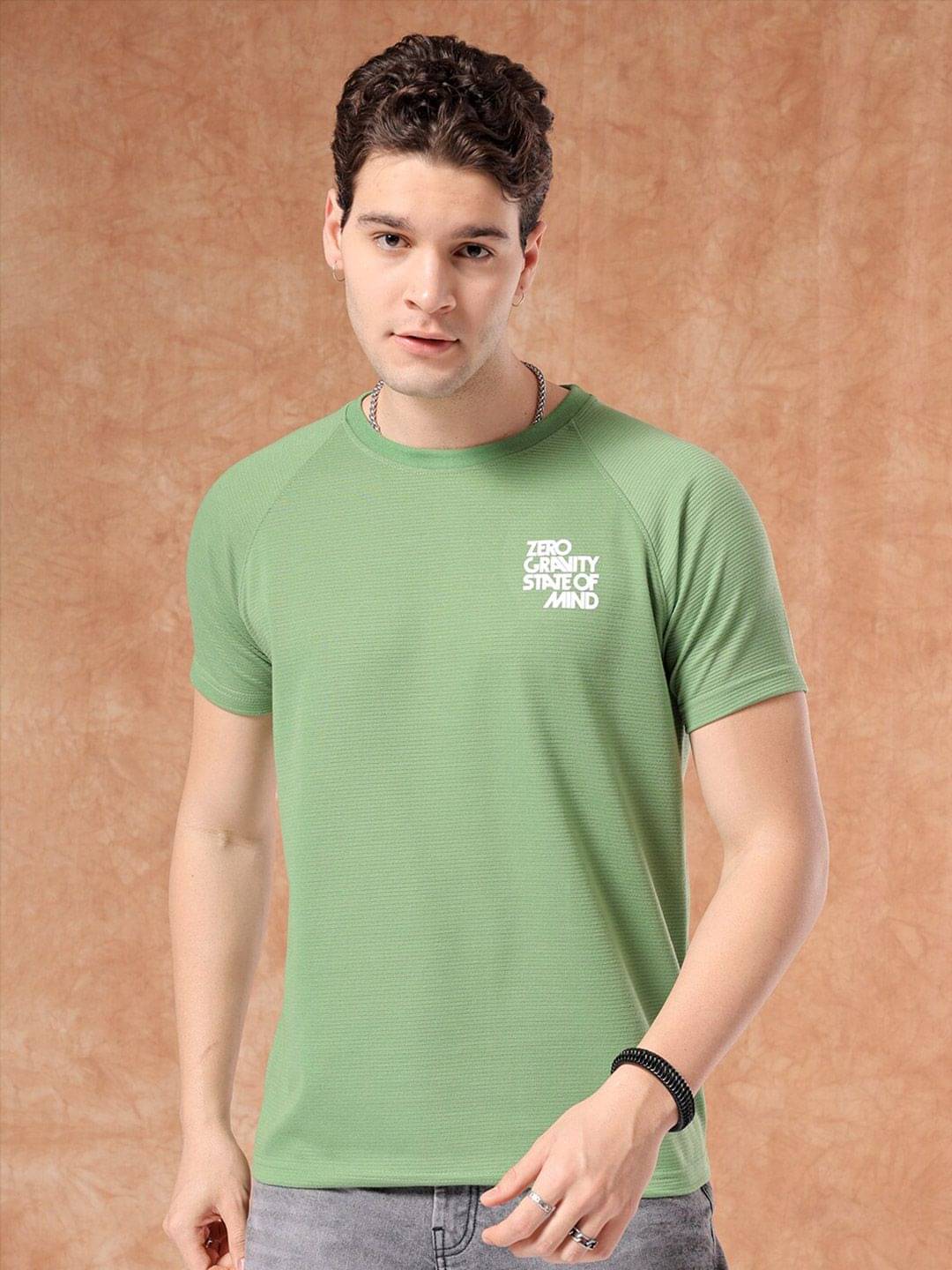 The Indian Garage Co. Polyester Regular Fit Printed Half Sleeves Men's Round T-Shirt - Green ( Pack of 1 ) The Indian Garage Co. Polyester Regular Fit Printed Half Sleeves Men's Round T-Shirt - Green ( Pack of 1 )