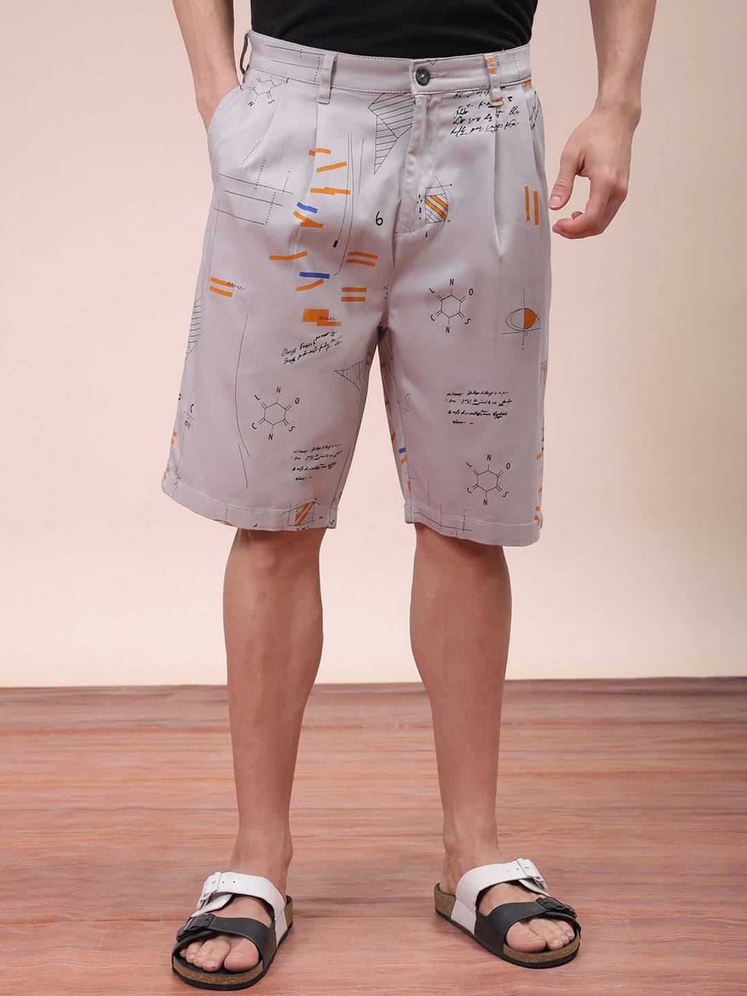     			The Indian Garage Co. Purple Cotton Blend Men's Shorts ( Pack of 1 )